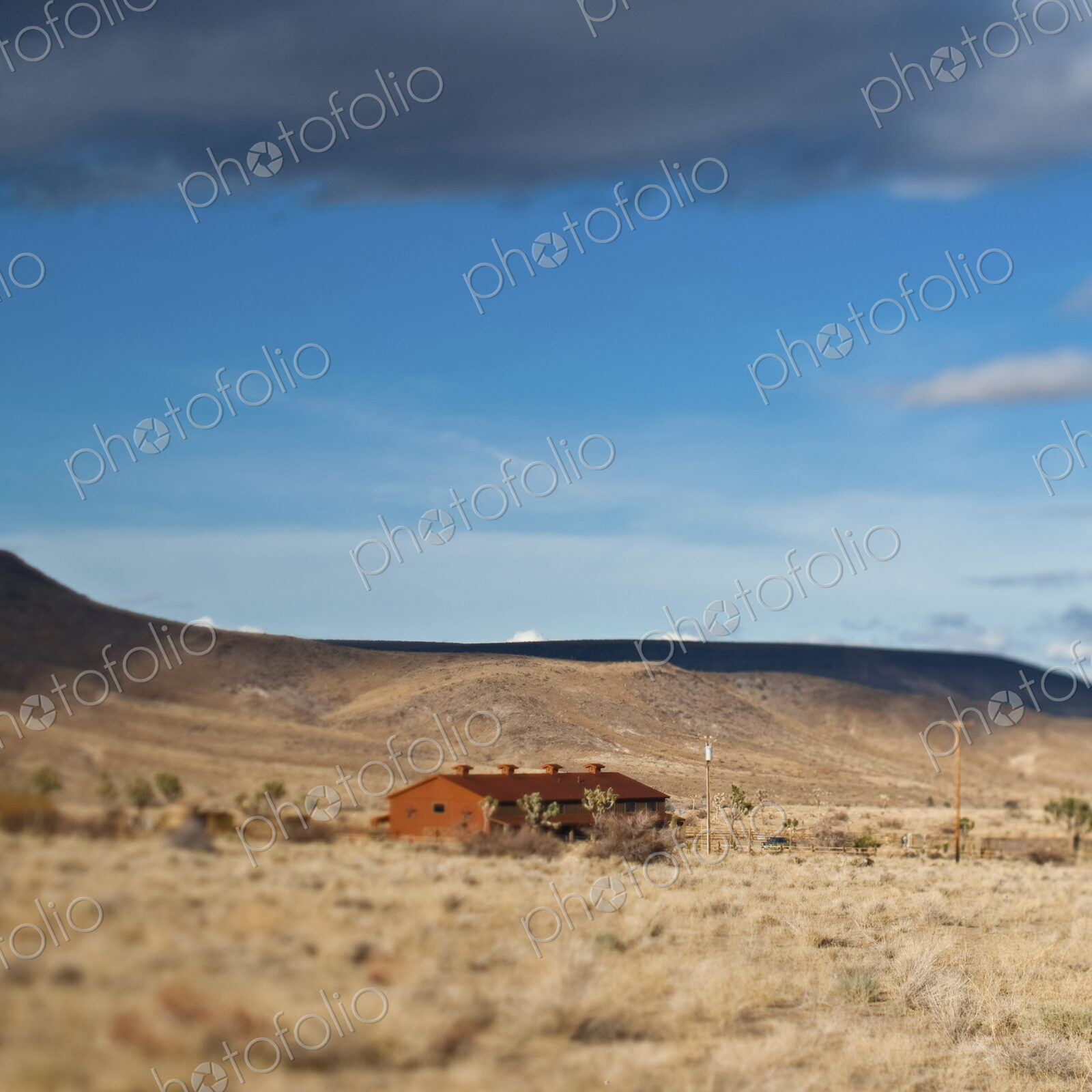 Lone House in the Desert