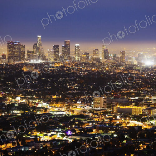 Los Angeles Cityscape at Night