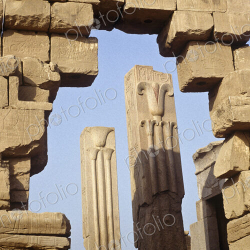 Lotus Blossom Relief on Stone Column Lotus Blossom Relief on Stone Column