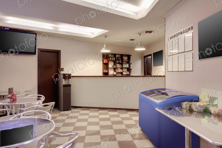 Lounge at reception in an auto repair shop business