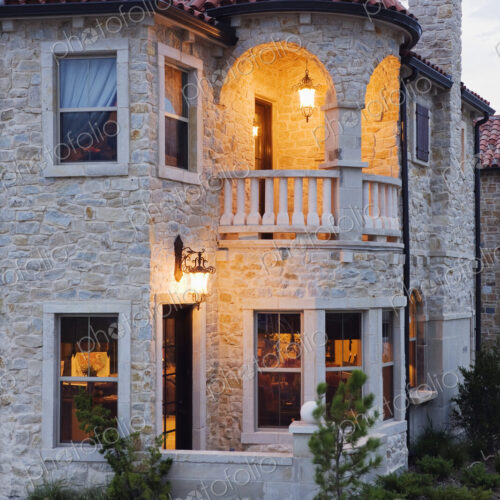 Luxury Home at Dusk Luxury Home at Dusk