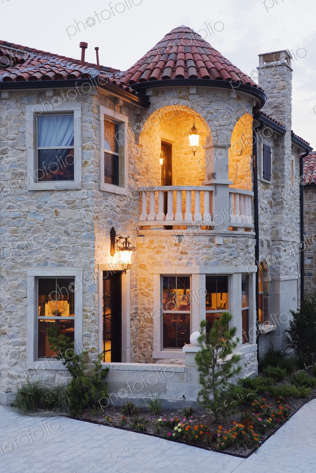 Luxury Home at Dusk