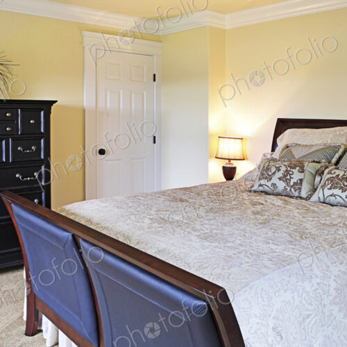 Luxury bed in modern bedroom Luxury bed in modern bedroom