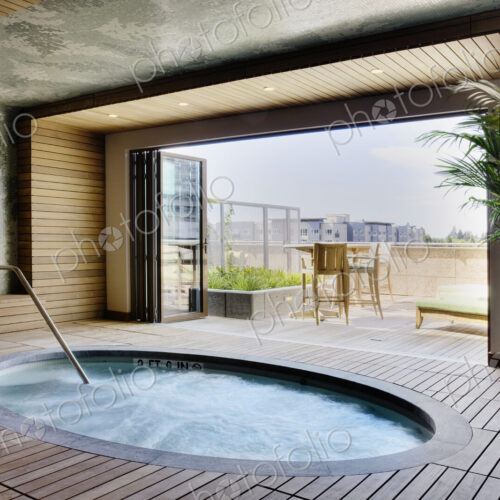 Luxury hot tub Luxury hot tub