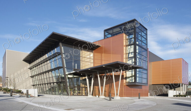 Lynnwood convention center, a modern building, public space, architecture,…