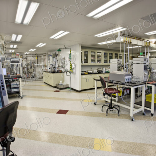 Machinery in laboratory Machinery in laboratory
