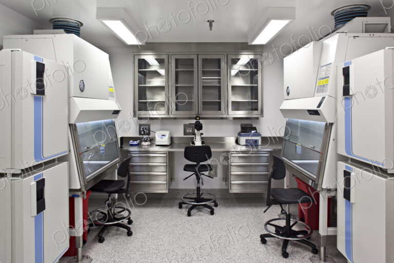 Machinery in laboratory