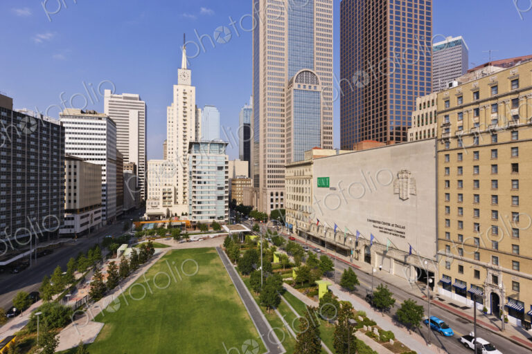 Main Street Garden Park in Downtown Dallas