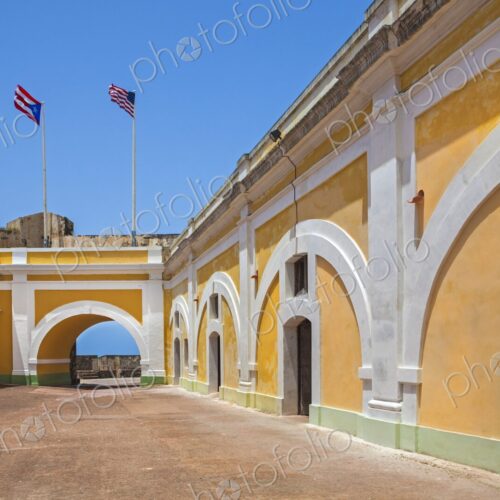 Main courtyard at Castillo San Felipe del Morro in San Juan, Puerto Rico - a historic… Main courtyard at Castillo San Felipe del Morro in San Juan, Puerto Rico - a historic…