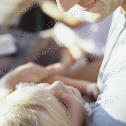 Man spending quality time with his daughter. Man spending quality time with his daughter.