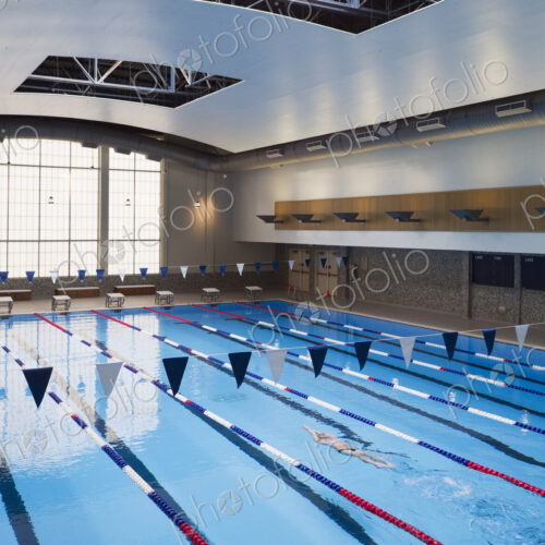 Man swimming in a indoor swimming pool. Man swimming in a indoor swimming pool.