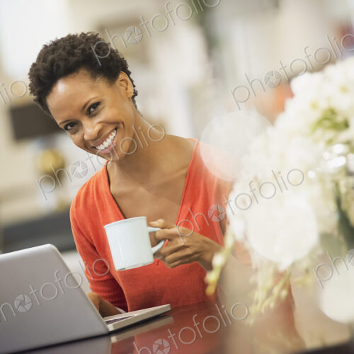 Man working in design store