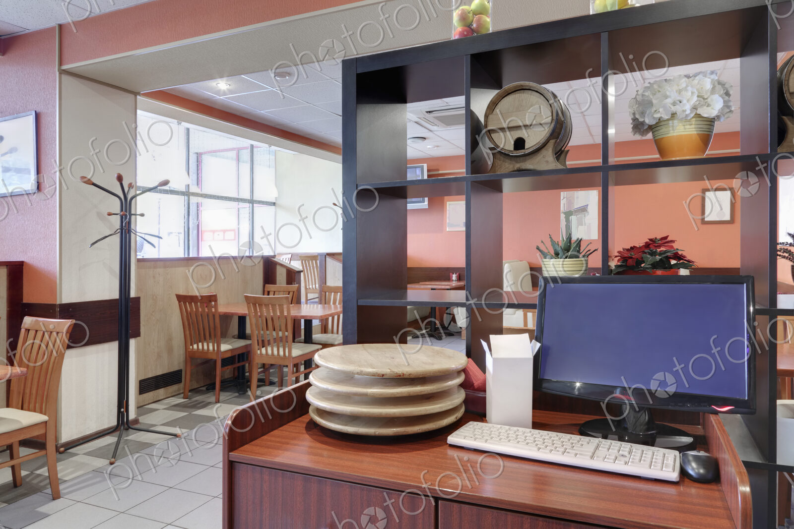Manager Station at a Cafe