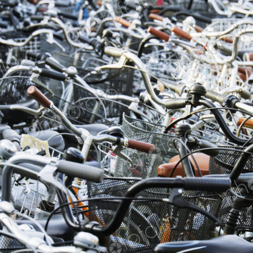 Mass of Parked Bicycles