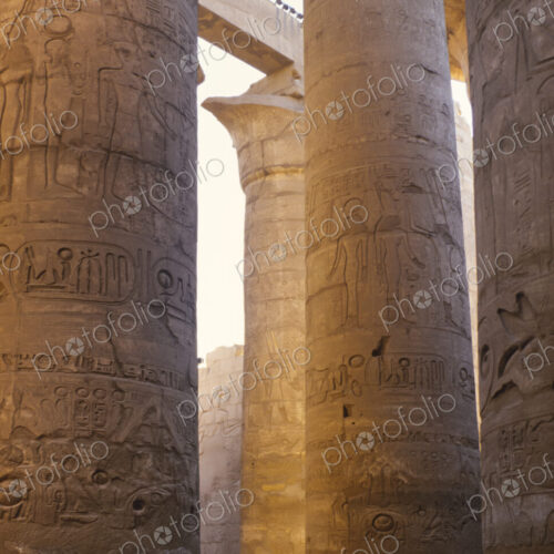 Massive Columns of Hypostyle Hall