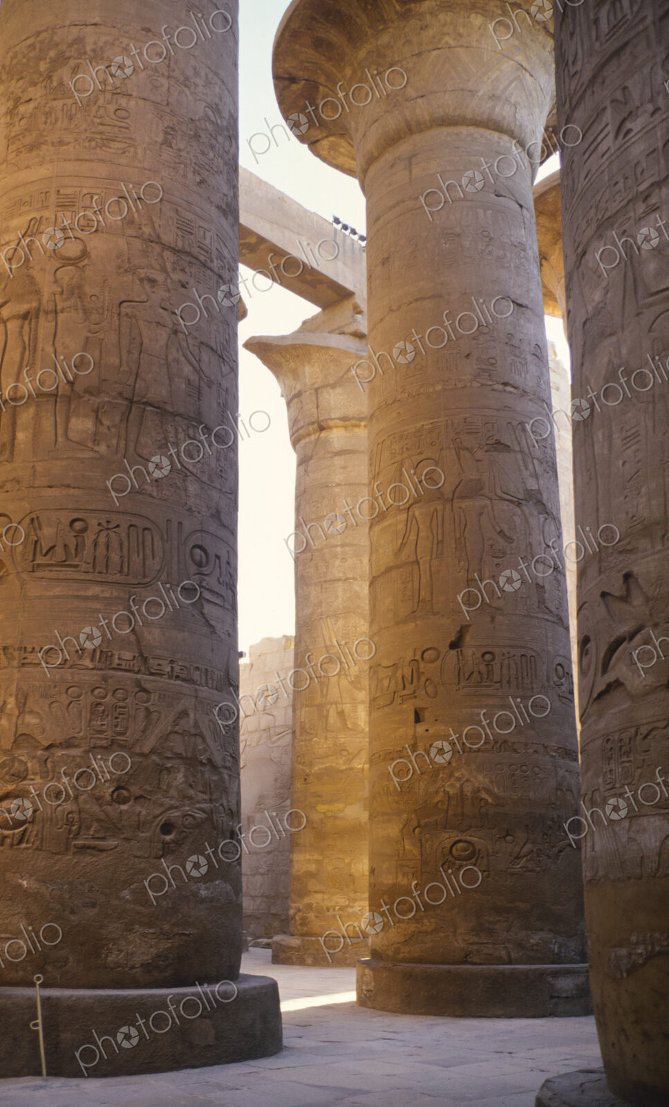 Massive Columns of Hypostyle Hall
