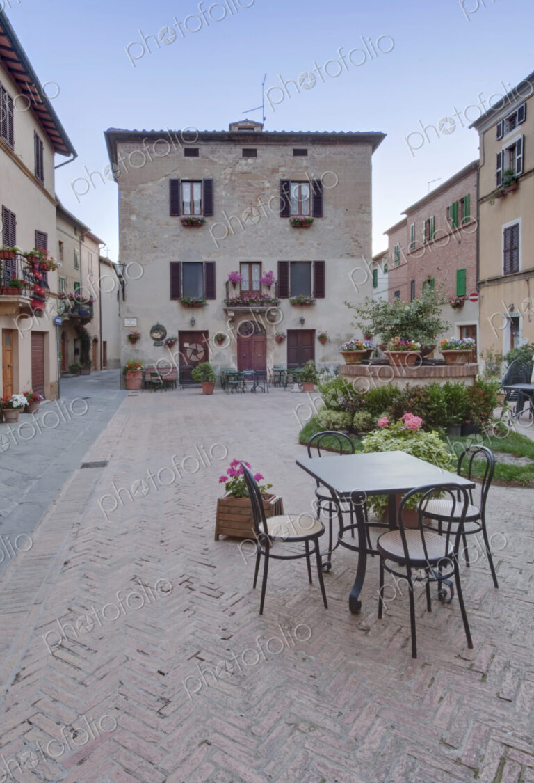 Medieval Square in Italy