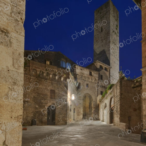 Medieval Street at Twilight Medieval Street at Twilight