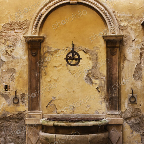 Medieval Well with Arched Detail Medieval Well with Arched Detail