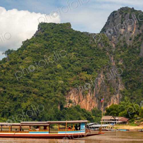 Mekong River near Pak Ou Caves, Luang Prabang Laos