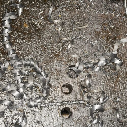 Metal Shavings on Floor Metal Shavings on Floor