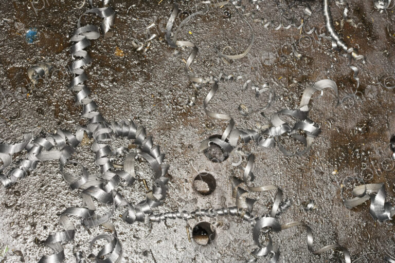 Metal Shavings on Floor