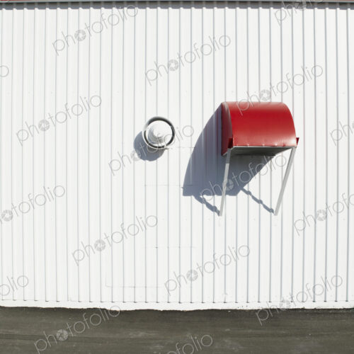 Metal Siding of a Building with Venting