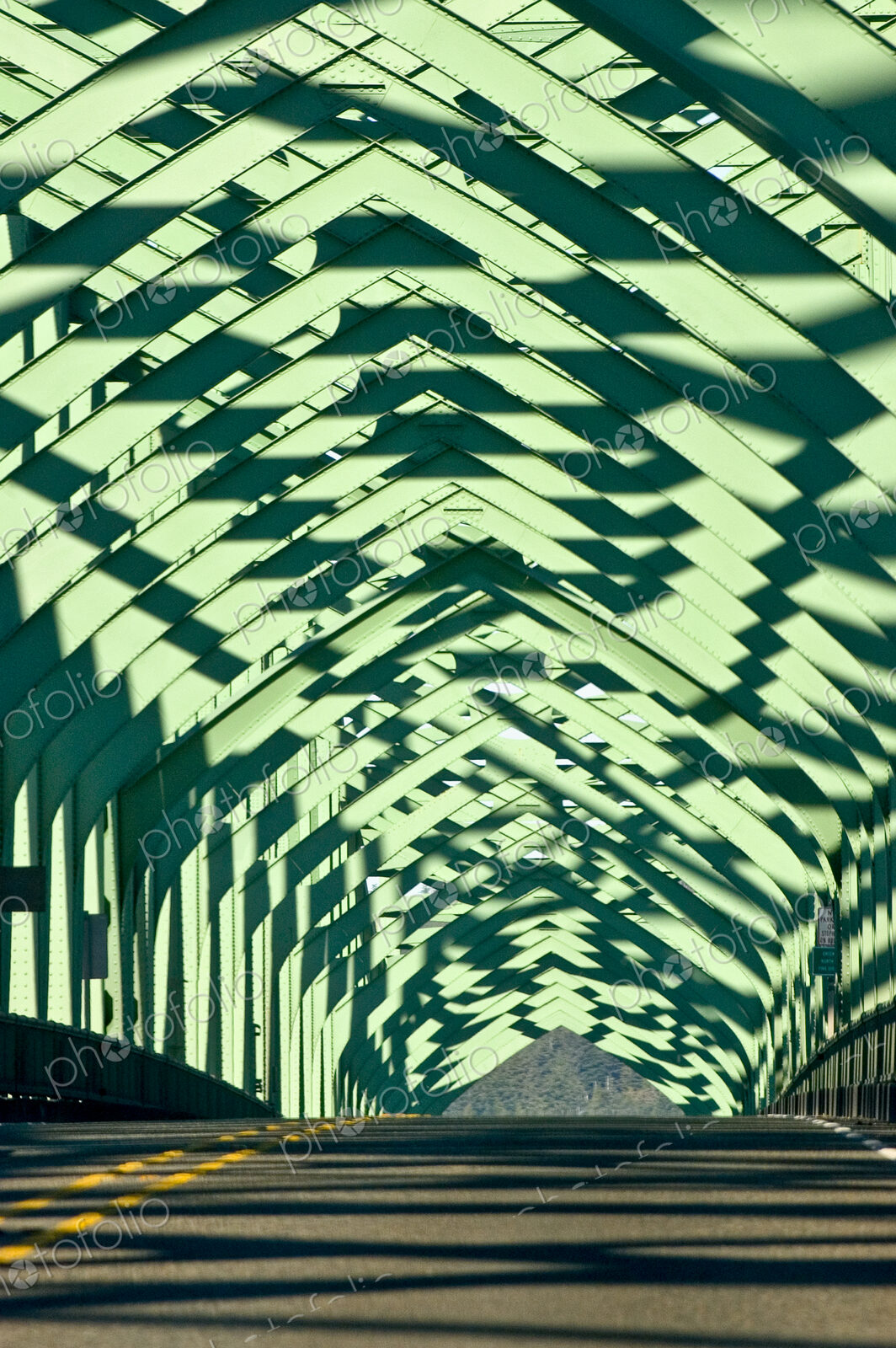 Metal Structure Over Road