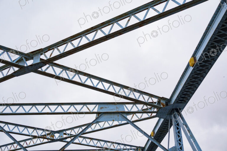 Metal bridge supports, Spokane, WA, USA,Metal bridge supports, Spokane, WA, USA