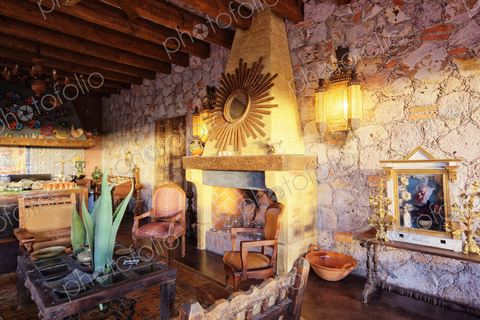Mexican Ranch Living Space