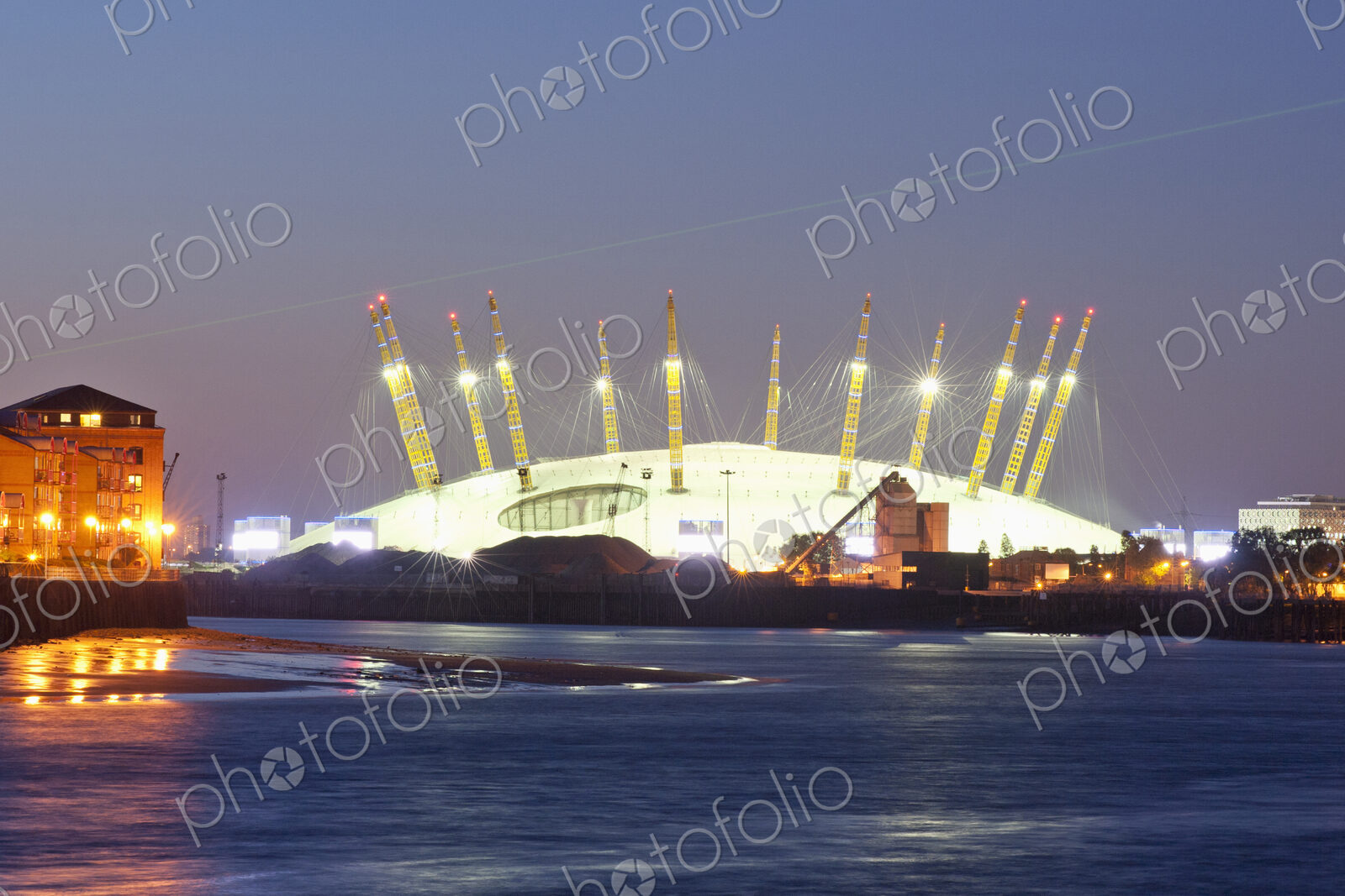 Millenium Dome at Night