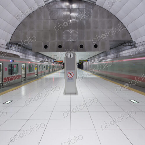 Minato Mirai Line, Motomachi Chukagai Subway Station, Yokohama, Japan