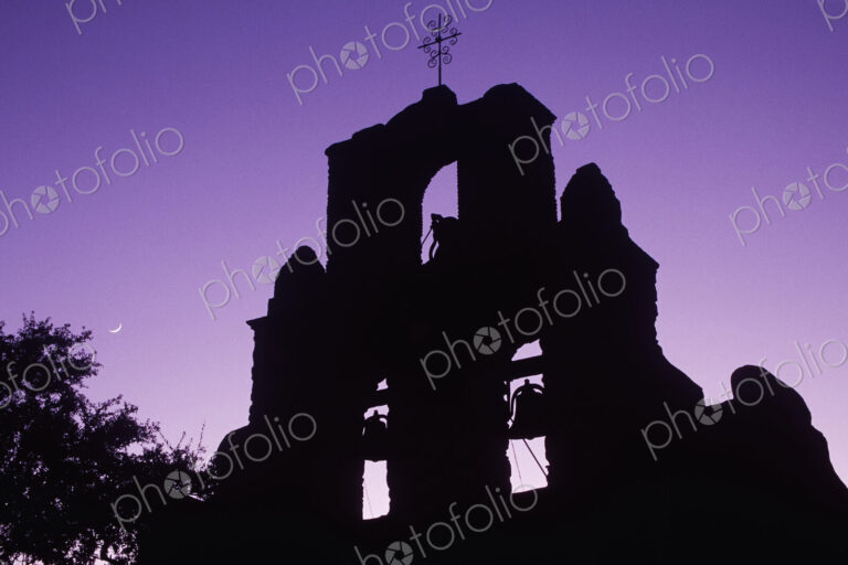 Mission Espada at Dusk