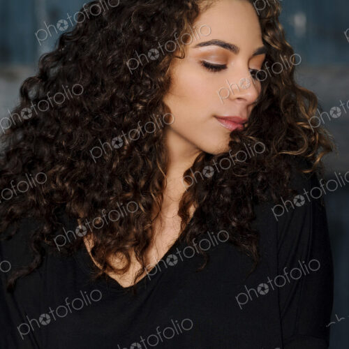 Mixed race woman standing outdoors Mixed race woman standing outdoors