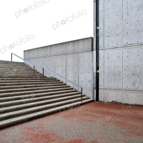 Modern Buildings and Stairs