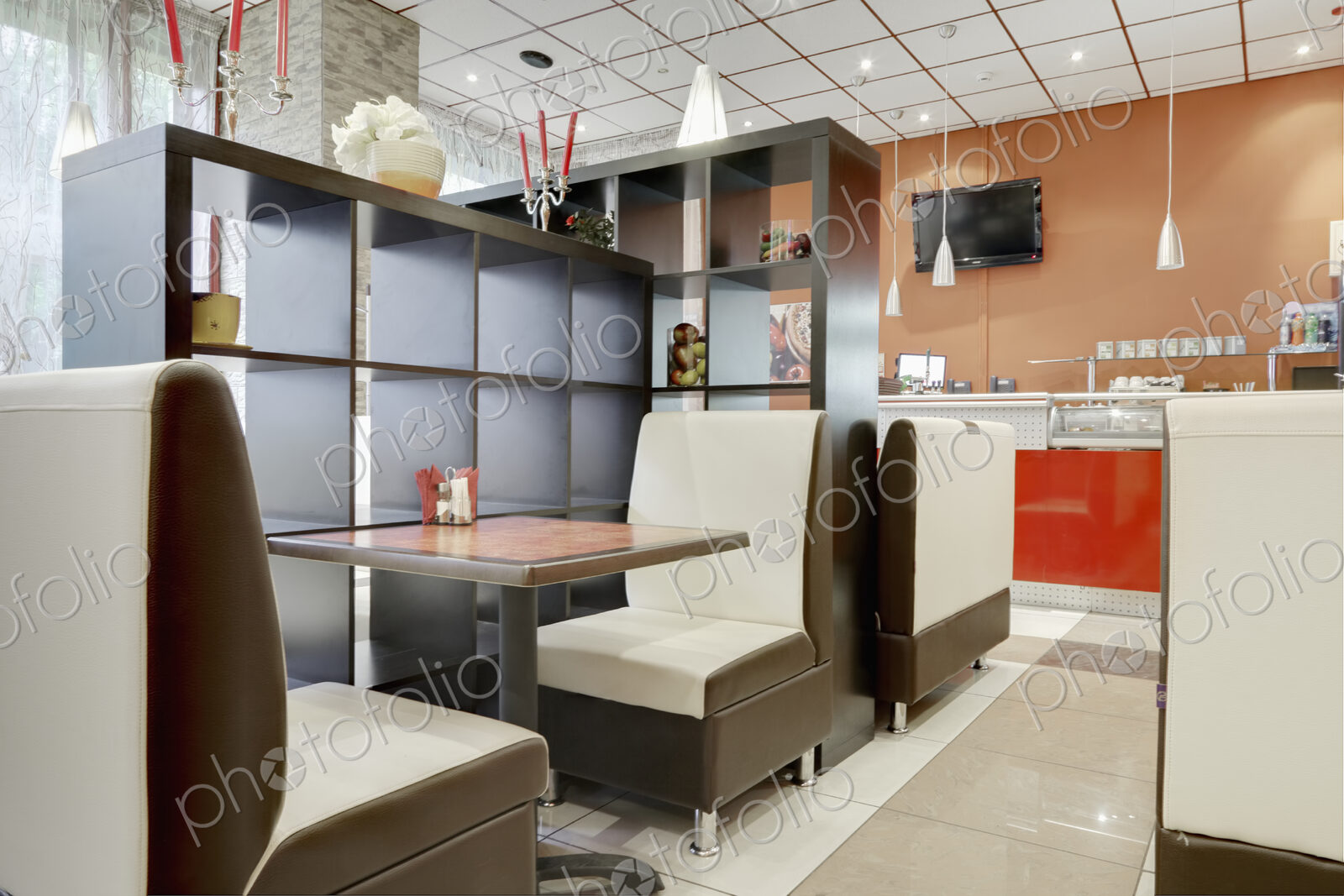 Modern Cafe Dining Room