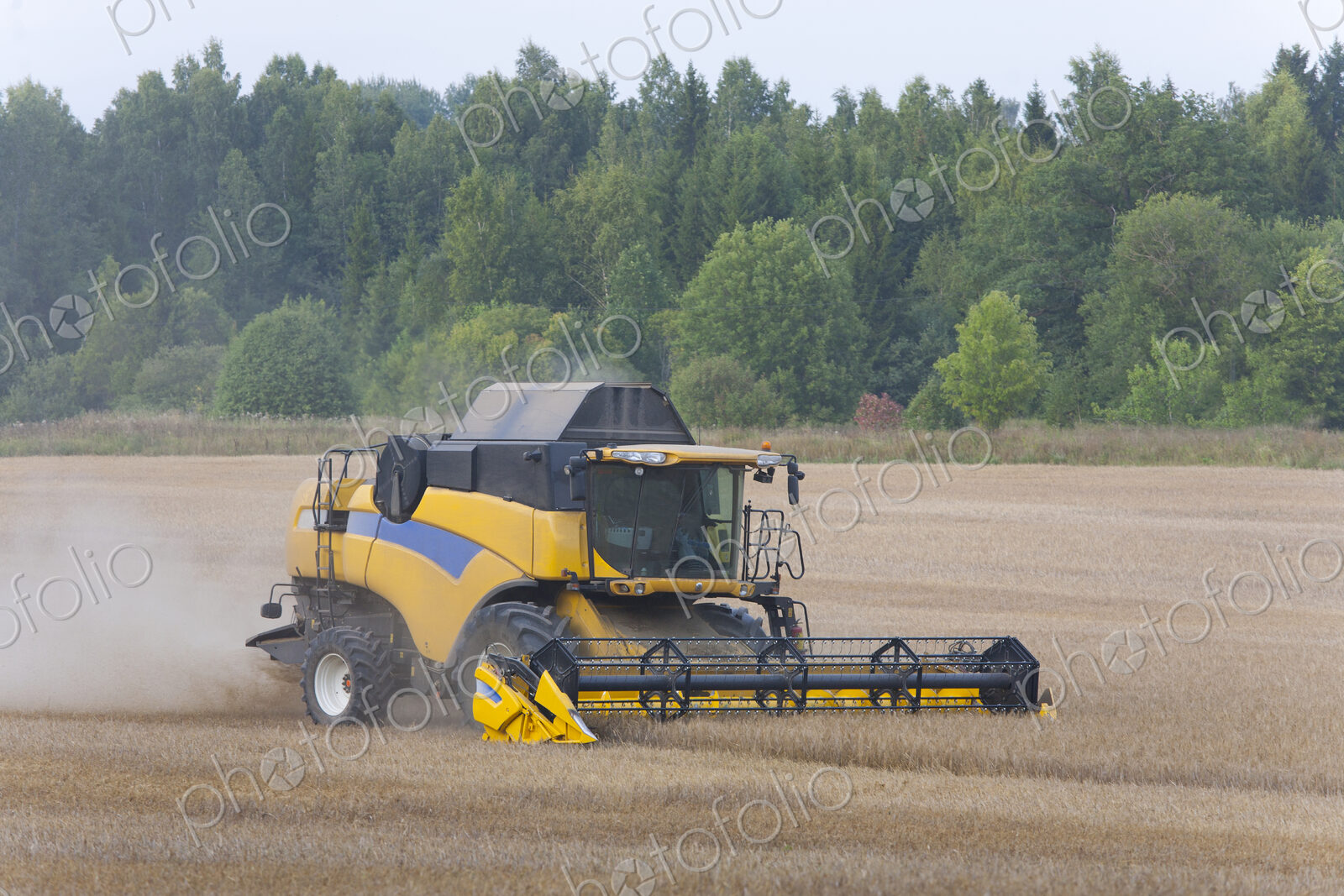 Modern Combine Harvester