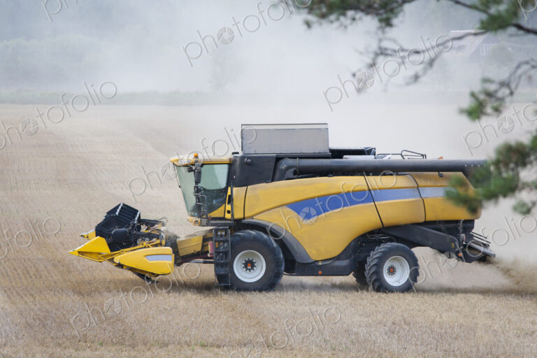 Modern Combine Harvester