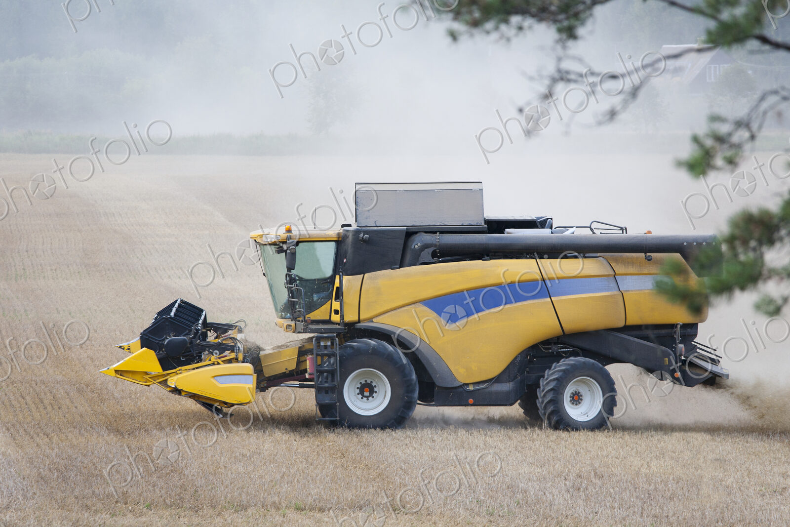 Modern Combine Harvester