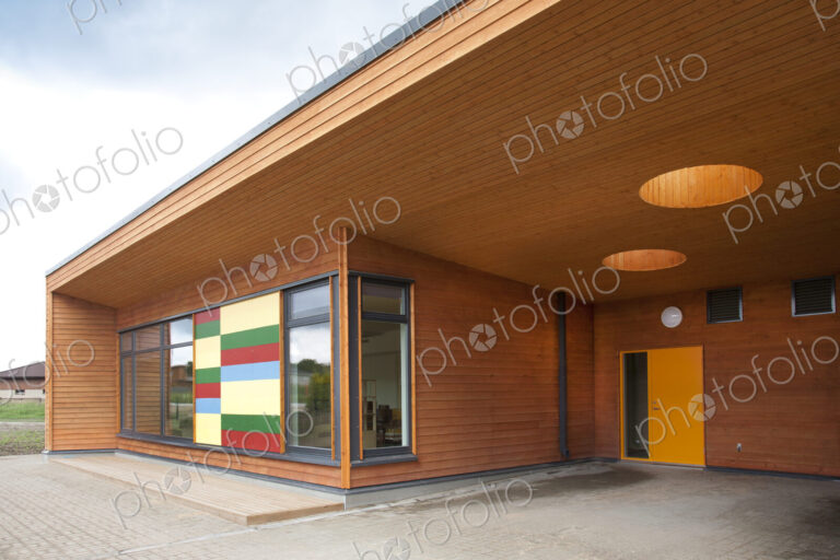 Modern Elementary School Building