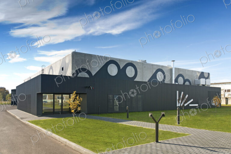 Modern Factory Building Exterior