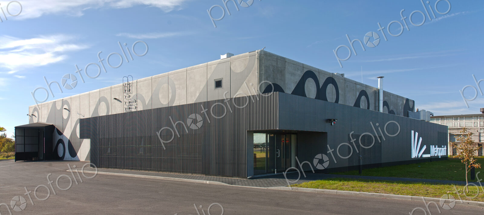 Modern Factory Building Exterior
