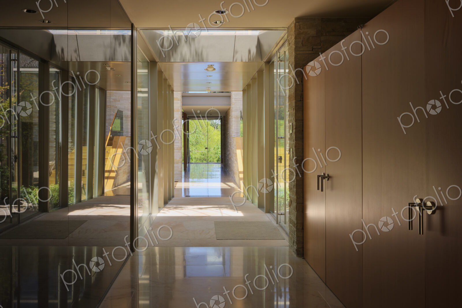 Modern Hallway in a Nice Home