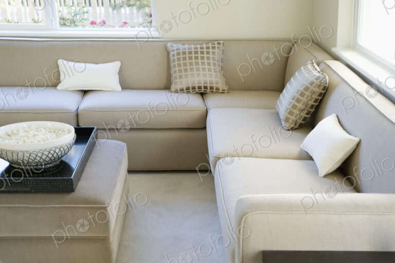 Modern Living Room with corner couch