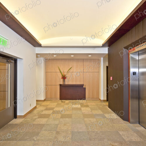 Modern Office Building Hallway