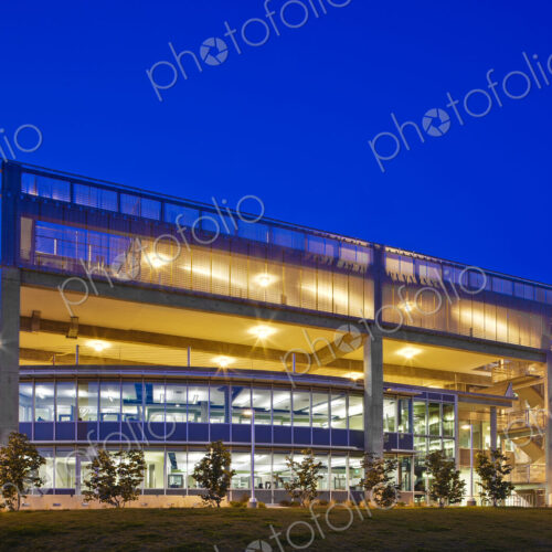 Modern Office Building at Night Modern Office Building at Night