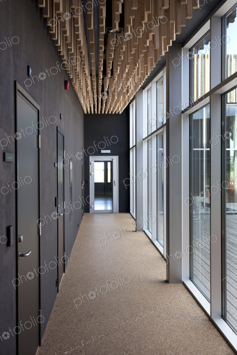 Modern Office Hallway