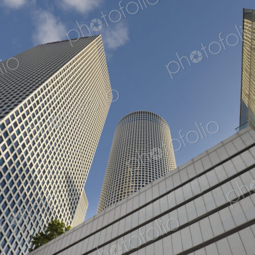 Modern Skyscrapers in Tel Aviv