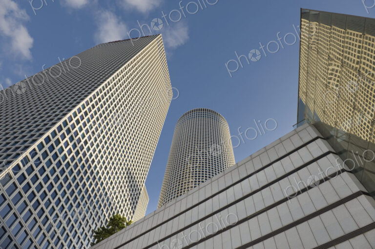 Modern Skyscrapers in Tel Aviv