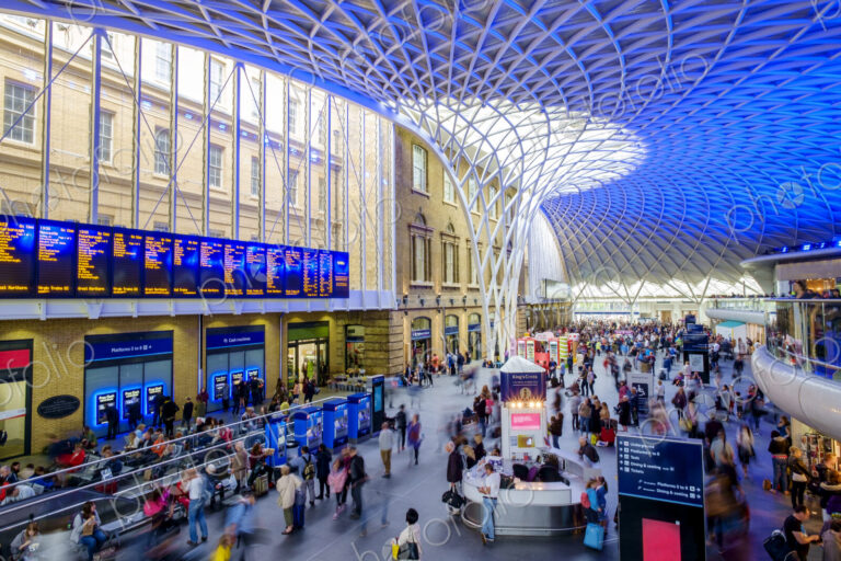 Modern architecture at train station